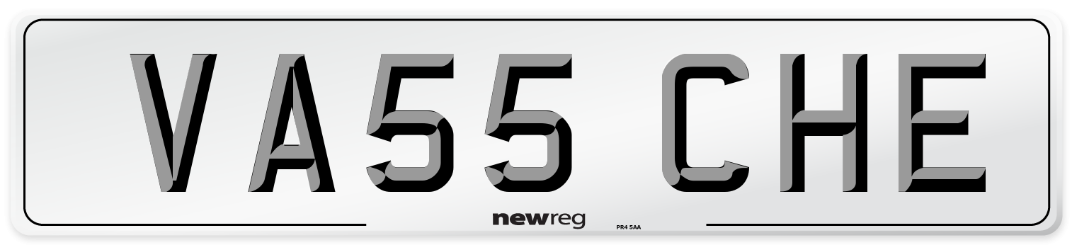 VA55 CHE Number Plate from New Reg